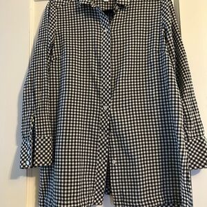 Black and White Checkered Shirt